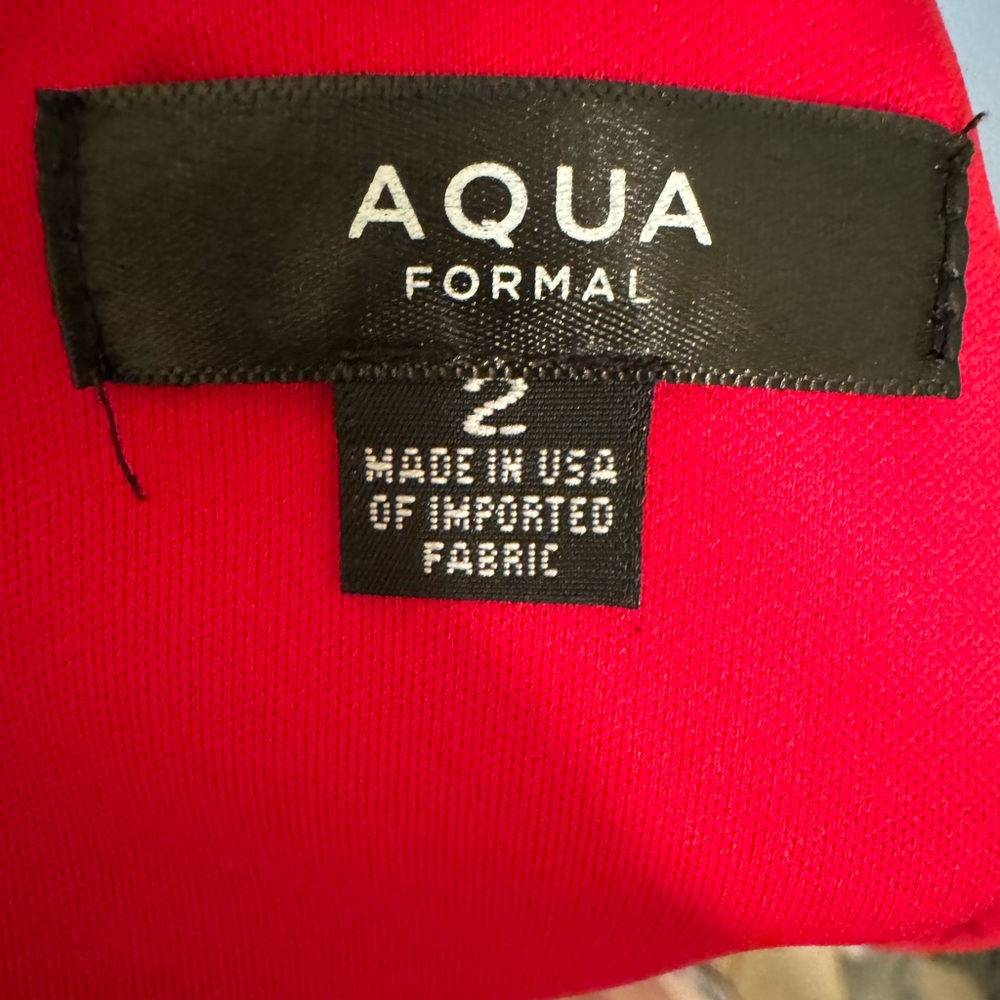 Aqua Red Formal Dress - Picture 4 of 4